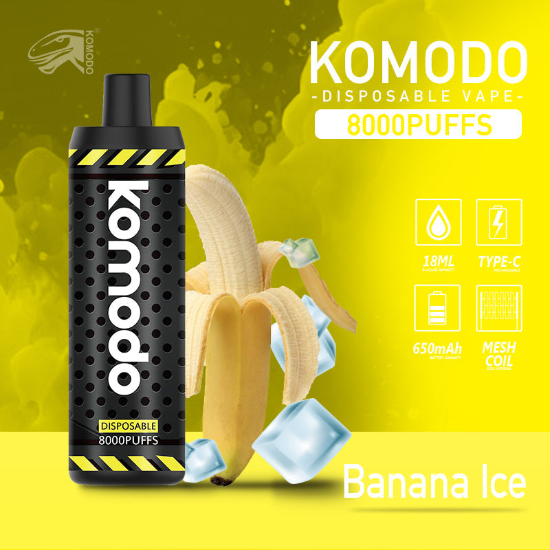 Komodo 8000Puffs Disposable vape (20pcs)