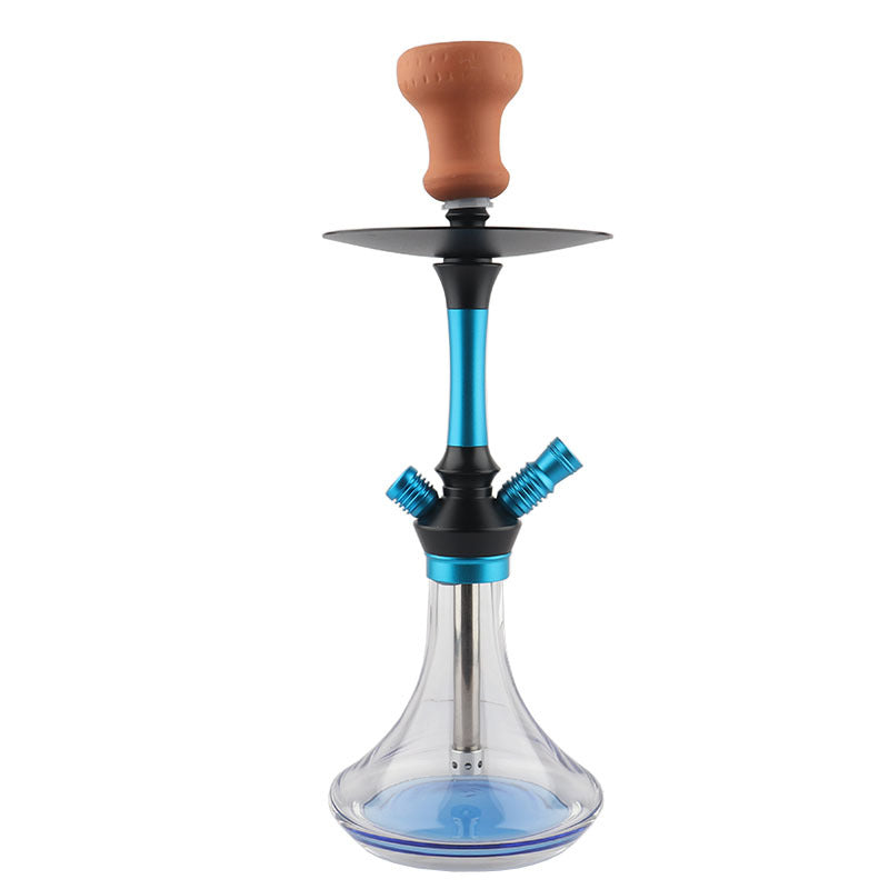 Portable Arabic Hookah Set | Aluminum Alloy Carrying Case Shisha Water Pipe | Travel-Friendly Hookah Kit