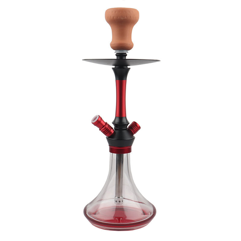 Portable Arabic Hookah Set | Aluminum Alloy Carrying Case Shisha Water Pipe | Travel-Friendly Hookah Kit