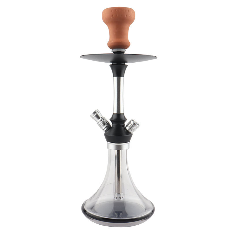 Portable Arabic Hookah Set | Aluminum Alloy Carrying Case Shisha Water Pipe | Travel-Friendly Hookah Kit