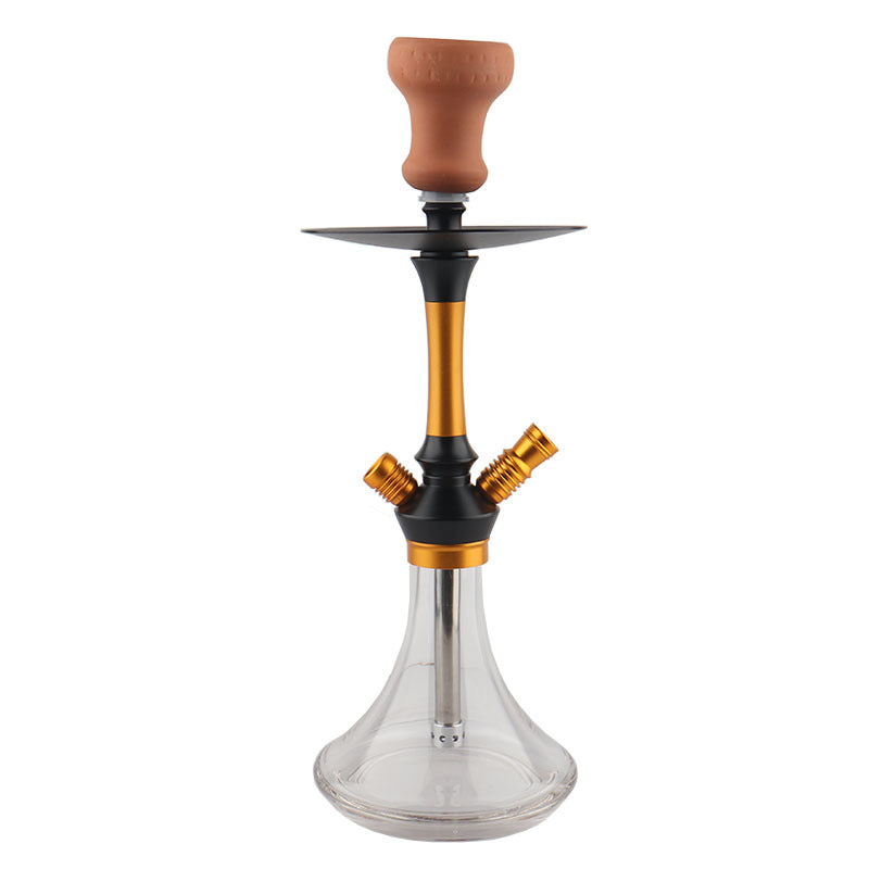 Portable Arabic Hookah Set | Aluminum Alloy Carrying Case Shisha Water Pipe | Travel-Friendly Hookah Kit