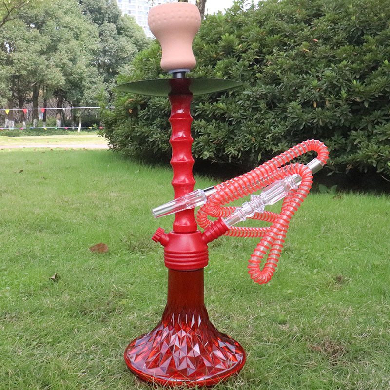 Colorful Acrylic Hookah Set | Arabian Shisha with Large Smoke Output | Complete Water Pipe Kit