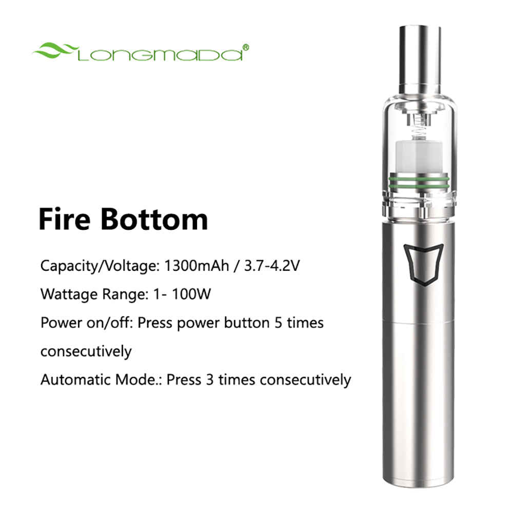 Longmada Mr Bald Ⅱ Herb Vaporizor Wickless Mr Bald Ⅱ Herb Vaporizer