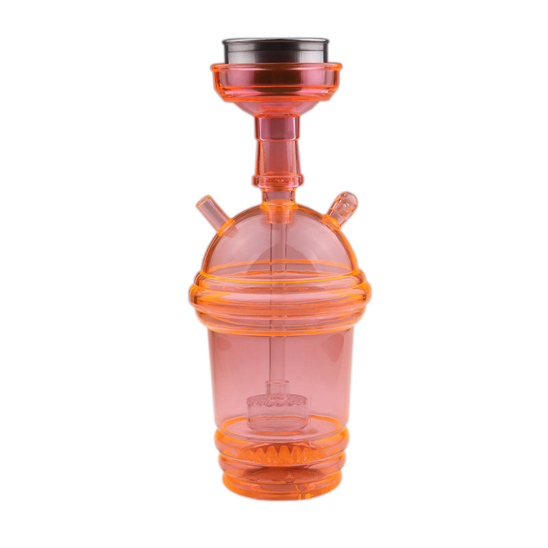 Car-Portable Hookah | LED Acrylic Water Pipe Shisha | Compact & Travel-Friendly Water Pipe