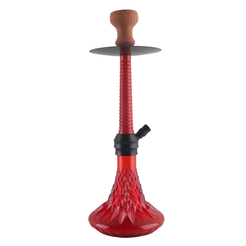 Acrylic Arabian Hookah | Single-Hose Large Smoke Shisha for Bars | Hookah Accessories Included