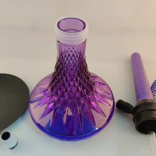 Acrylic Arabian Hookah | Single-Hose Large Smoke Shisha for Bars | Hookah Accessories Included