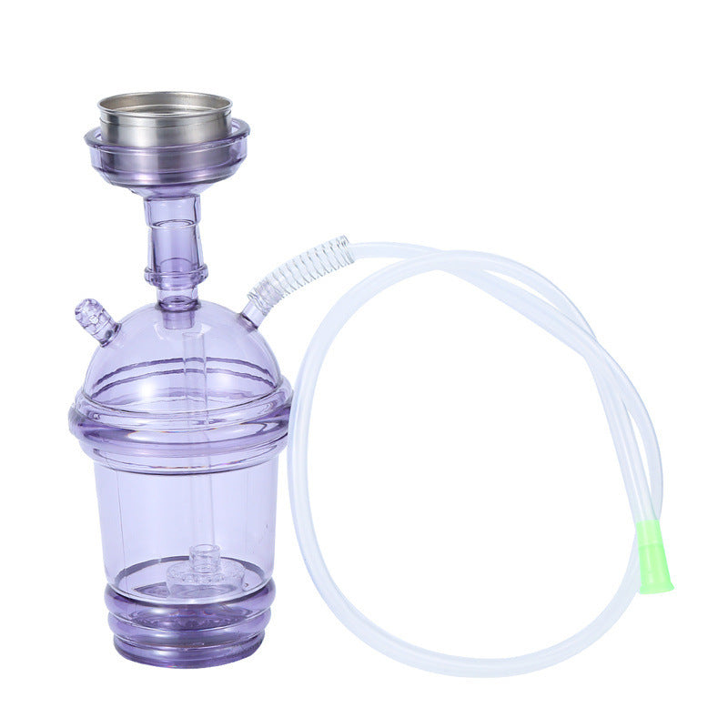 Car-Portable Hookah | LED Acrylic Water Pipe Shisha | Compact & Travel-Friendly Water Pipe