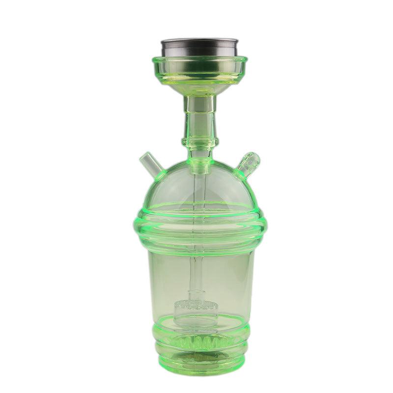 Car-Portable Hookah | LED Acrylic Water Pipe Shisha | Compact & Travel-Friendly Water Pipe