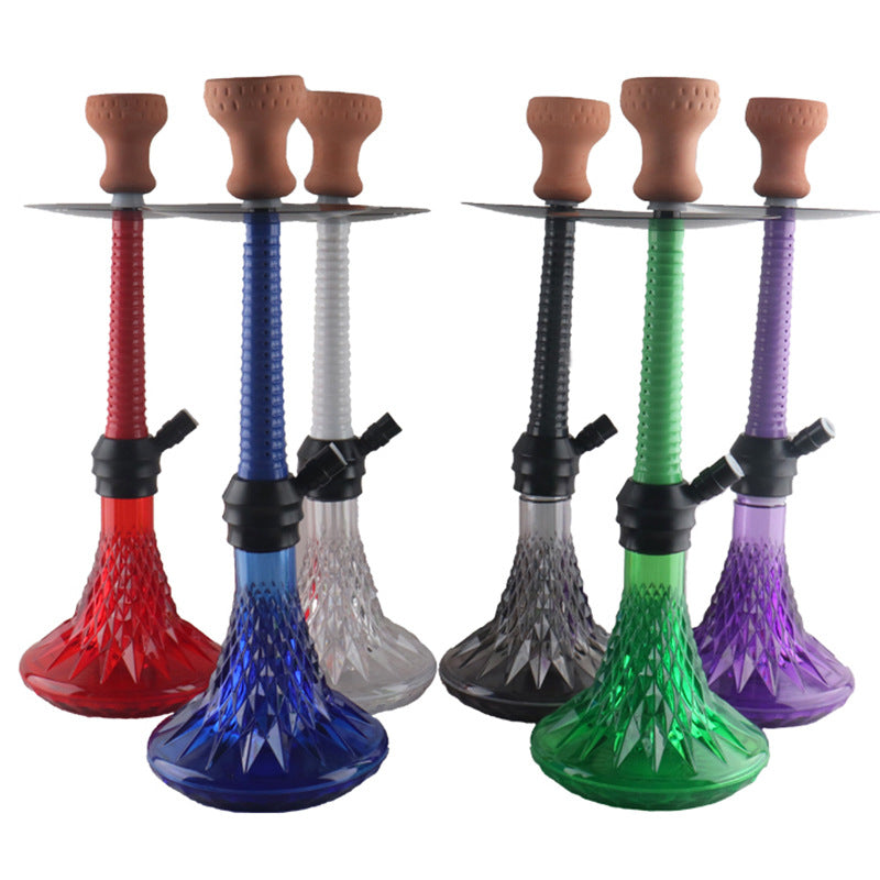 Acrylic Arabian Hookah | Single-Hose Large Smoke Shisha for Bars | Hookah Accessories Included