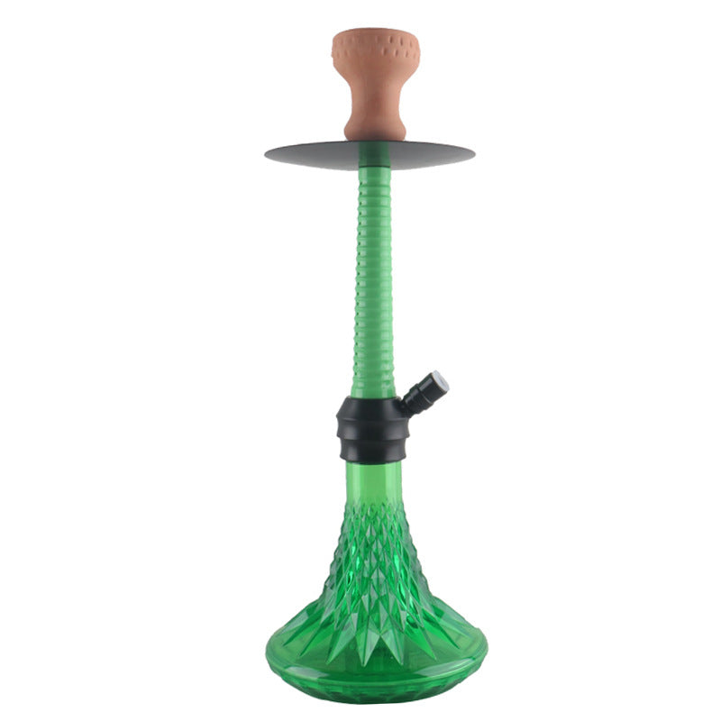 Acrylic Arabian Hookah | Single-Hose Large Smoke Shisha for Bars | Hookah Accessories Included