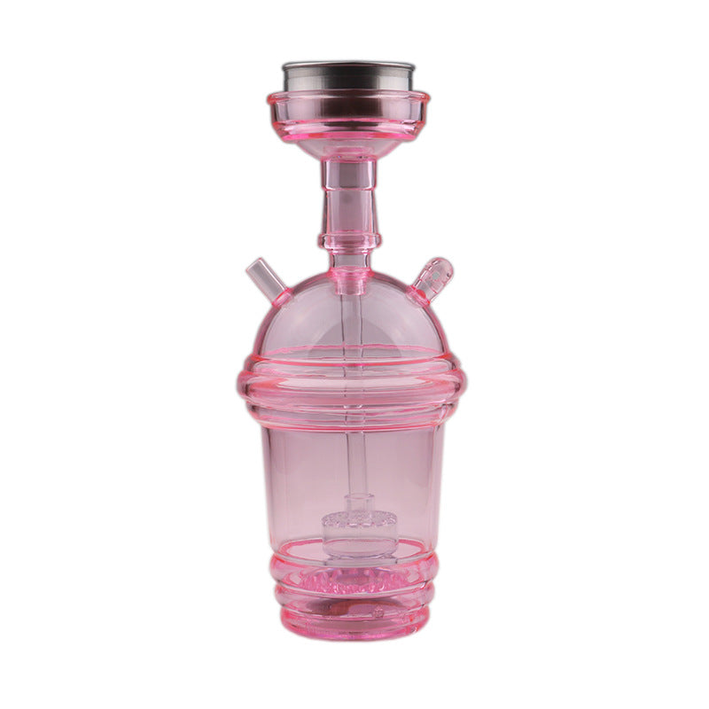 Car-Portable Hookah | LED Acrylic Water Pipe Shisha | Compact & Travel-Friendly Water Pipe