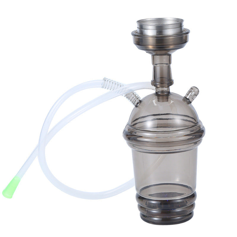 Car-Portable Hookah | LED Acrylic Water Pipe Shisha | Compact & Travel-Friendly Water Pipe